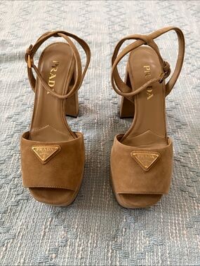 Prada Suede Heels